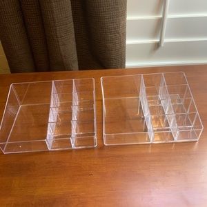 4/$15 Acrylic Makeup Organizer